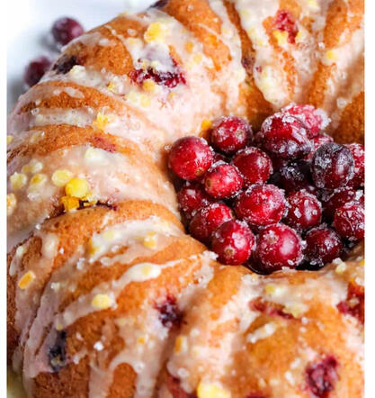 Sugared Cranberry Bundt